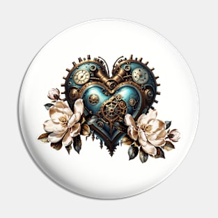 Wonderful steampunk heart Pin