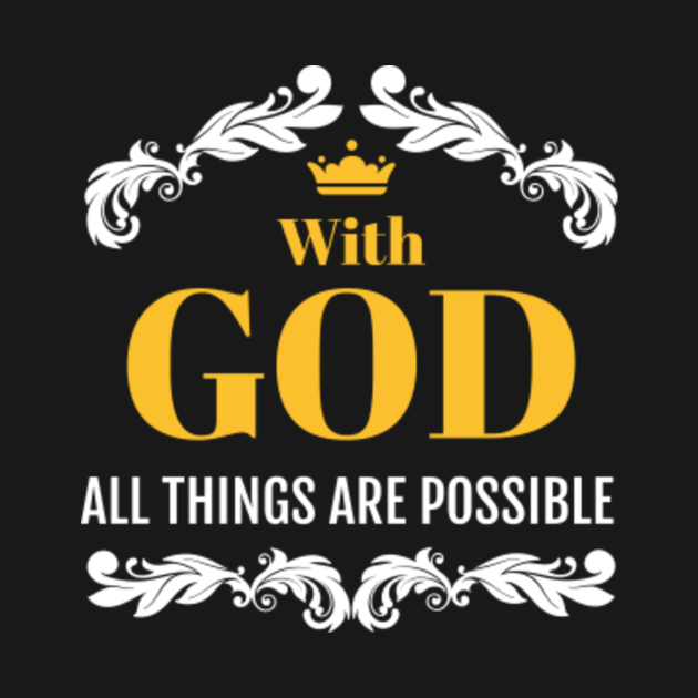 All Things Are Possible With God Matthew 19 26 Bible Verse Pillow   1884007 1 