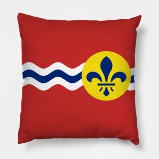 St Louis Missouri City Flag Pillow