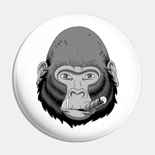 SMILING GORILLA Pin