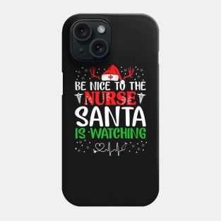 Santa Xmas Nurses Day Phone Case