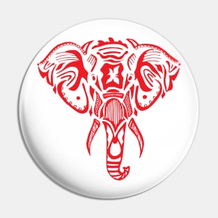 Elephant_grey Pin