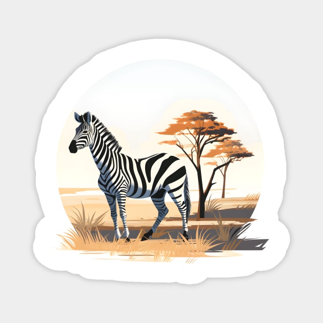 Cute zebra Magnet by zooleisurelife