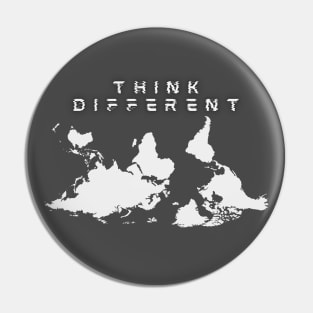 Think Different - Upside Down Earth Pin