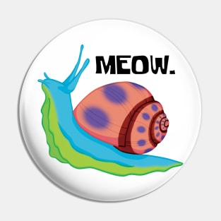 Gary The Snail - Meow. Pin