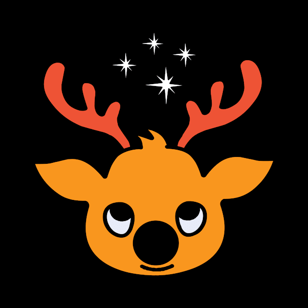 santa deer by Store village