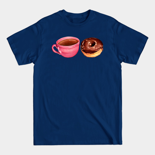 Disover Coffee & Chocolate Donut - Donut - T-Shirt