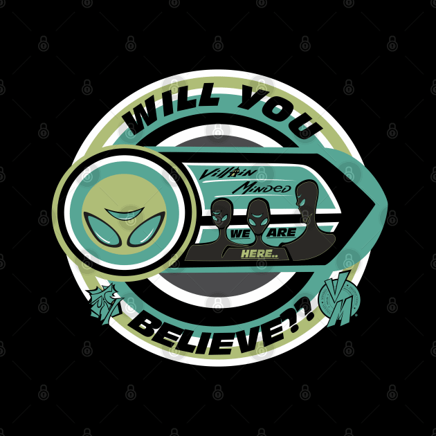 Villain Minded Badge-Aliens by JayRockah