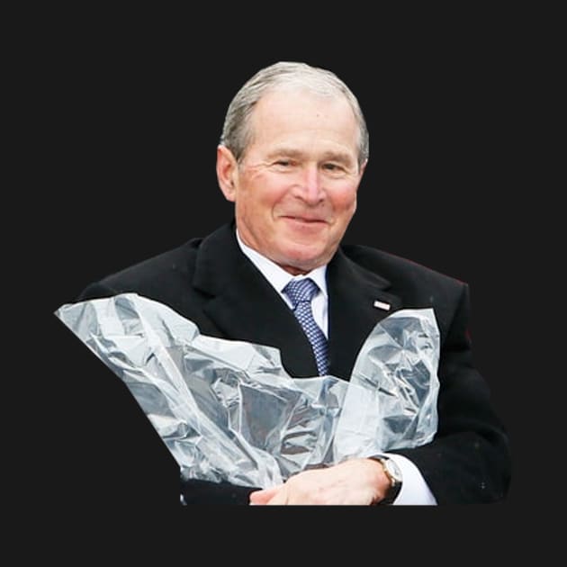 George W Bush Poncho Joy by tziggles