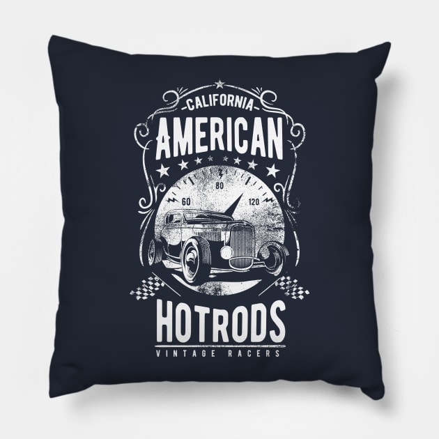 American Hotrods Pillow by ByVili