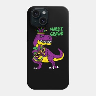 Mardi Grawr T-Rex Dino Phone Case