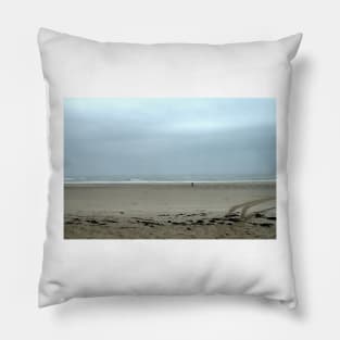 Beach of Côte d'Or in France Pillow