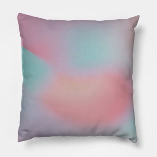 Abstract pastel summer rainbow Pillow