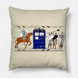 Tardis Bayeux Tapestry Doctor Who Pillow