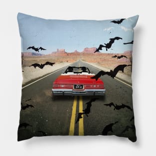 Fear and loathing las Vegas retro print Pillow