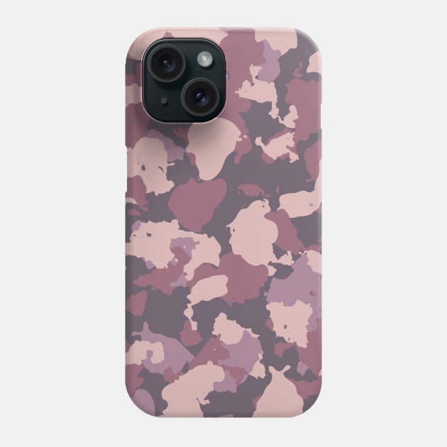 Purple Camouflage Pattern Phone Case by jodotodesign