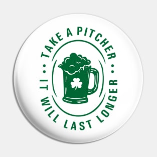 Take a Pitcher - St Patrick Pin