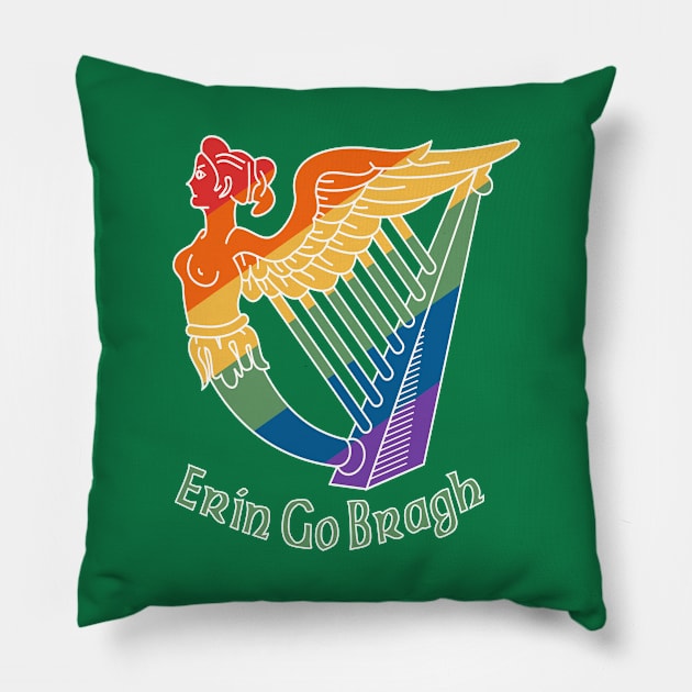 Vintage Erin Go Bragh Pillow by fearcity