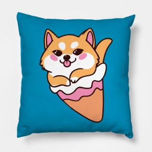 Ice Cream Shibe Pillow