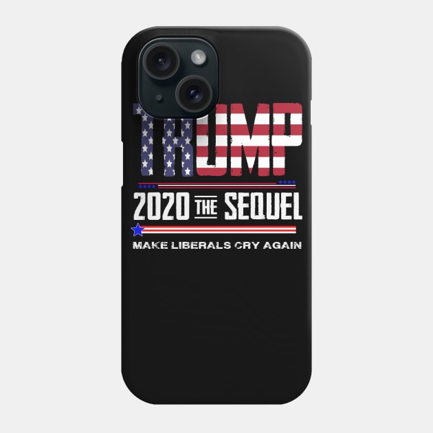 trump 2020 the sequel make liberals cry again Phone Case by Thai Quang