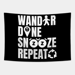 Snooze Repeat Tapestry