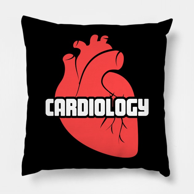 Heart Doctor Cardiology / Cardiologist Pillow by MeatMan