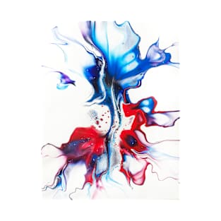 Pouring Acrylic Painting T-Shirt