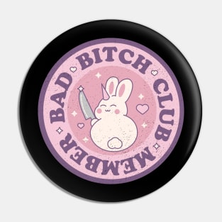 Bad bunny club member cute kawaii Pin