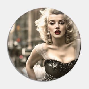 Urban Grunge Marilyn Pin