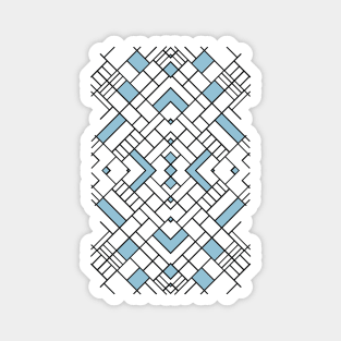 PS Grid 45 Sky Blue Magnet