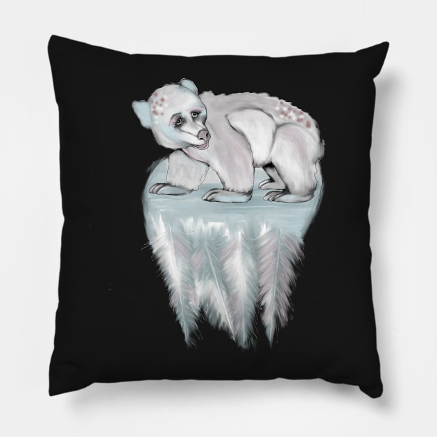 Polar Bear Pillow by msmart