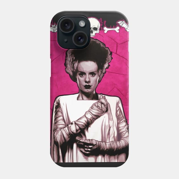 bride of frankenstein Phone Case by sevencrow