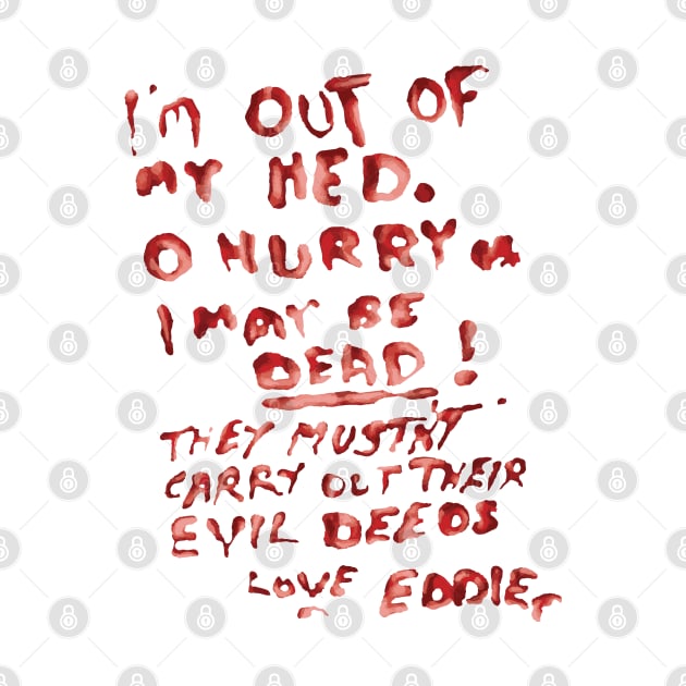 Eddies Note in Blood by BeeCee