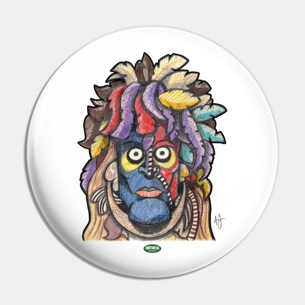 David Lee Roth Pin by AndysocialIndustries