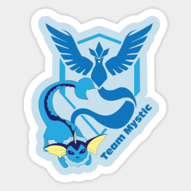 3 Inch Pokemon Go Team Mystic Vinyl Decal Sticker Die Cut Blue