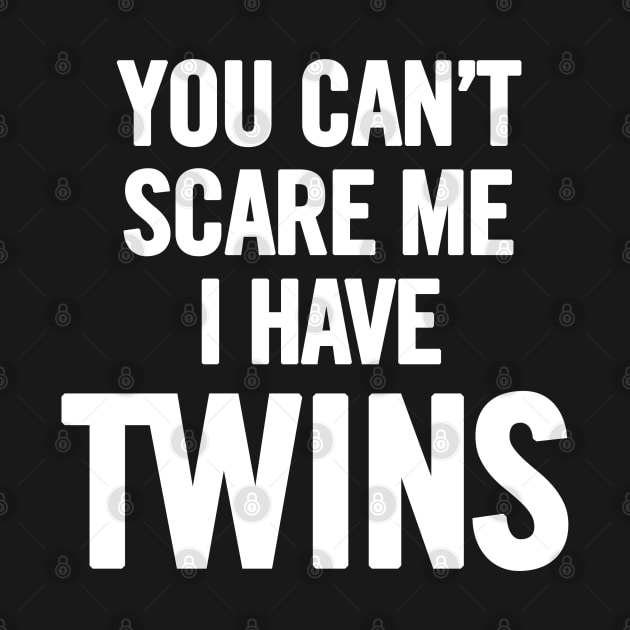 You Can't Scare Me I Have Twins by sergiovarela