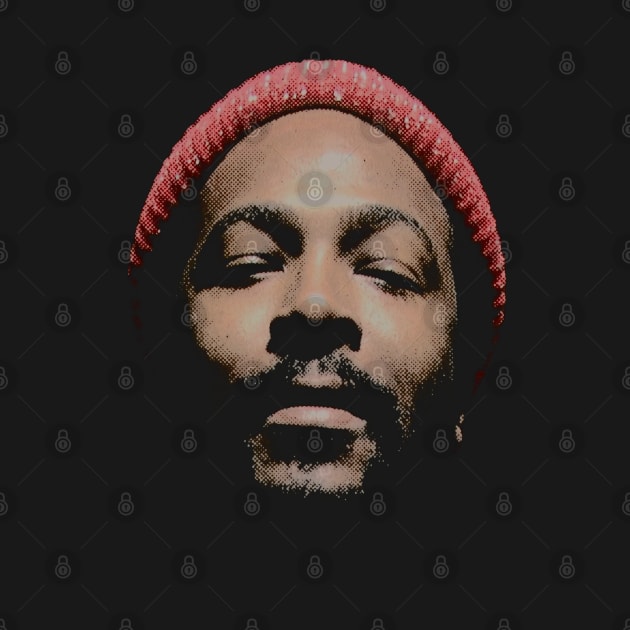 Marvin Gaye-90s Style -Grunge Halftone by Mr.FansArt