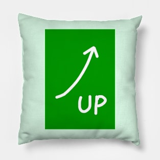Up! (Green) Pillow