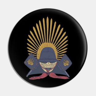 Toyotomi Hideyoshi - Samurai Warrior - Japan Helmet Pin