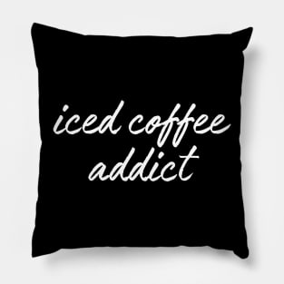 Iced Coffee Addict Pillow