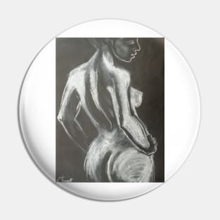 Graceful Back - Female Nude Pin