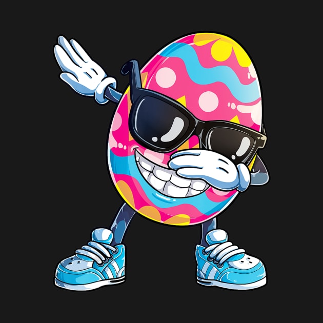 Dabbing Easter Egg T shirt Boys Kids Girls Hunter Hunting by timski