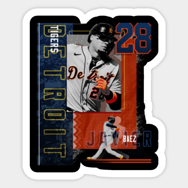 Javier Baez Baseball Edit Tapestries Tigers - Javier Baez