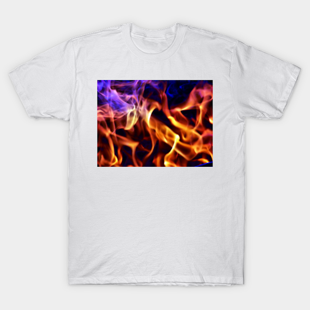 Colorful Fire - Fire - T-Shirt