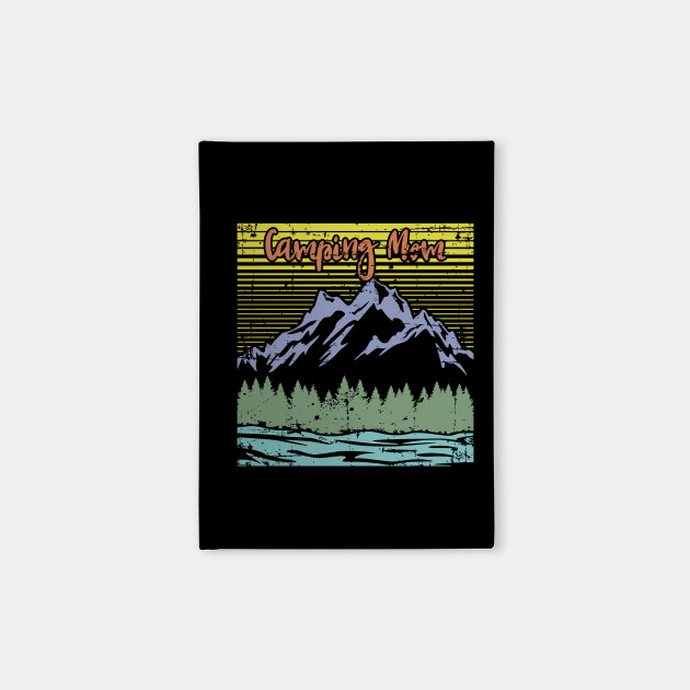 Camping Mom Mountains Camper Gift Idea Vintage Camping Gift Idea Notebook Teepublic