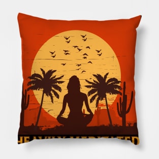 Beach meditation Pillow