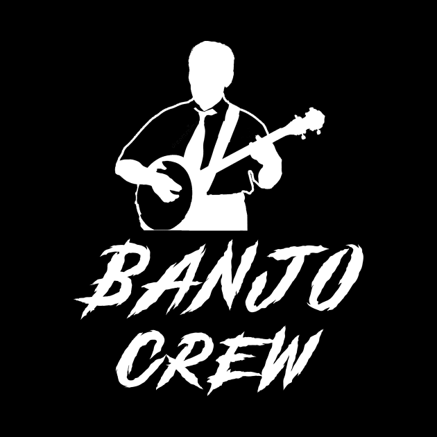 Banjo Crew Awesome Tee: Strumming with Humor! by MKGift