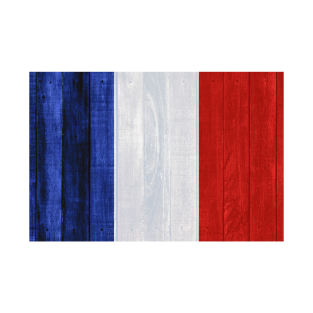 Flag of France - Wood T-Shirt