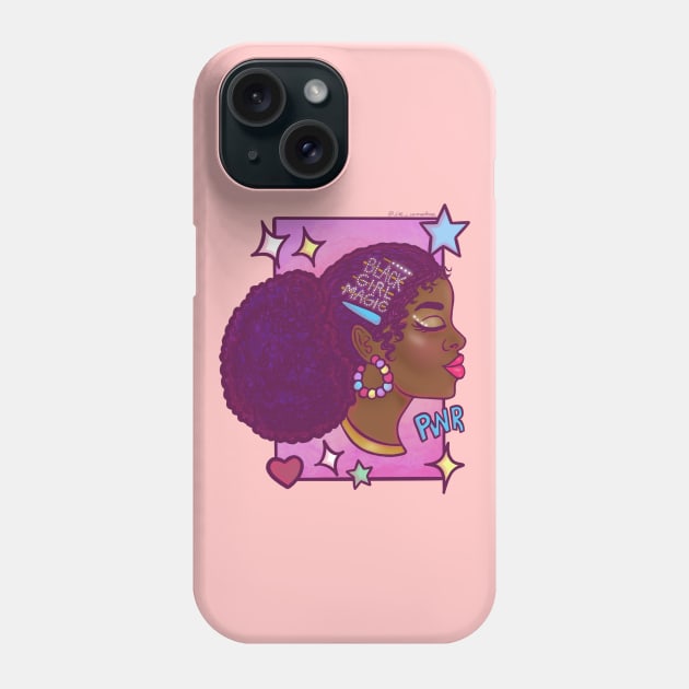 Black Girl Magic Phone Case by @isedrawing