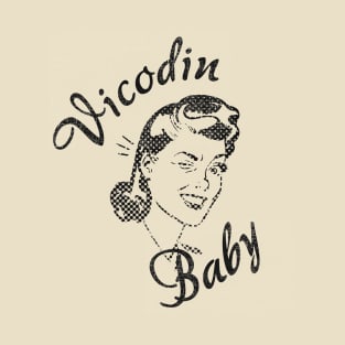 Vicodin Baby Retro T-Shirt